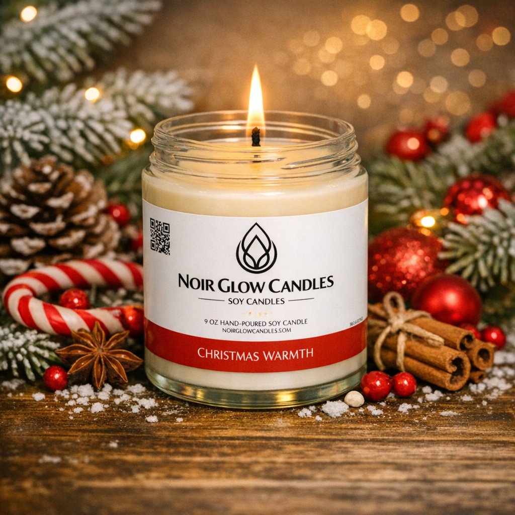 luxury scented candles by Noir Glow Candles